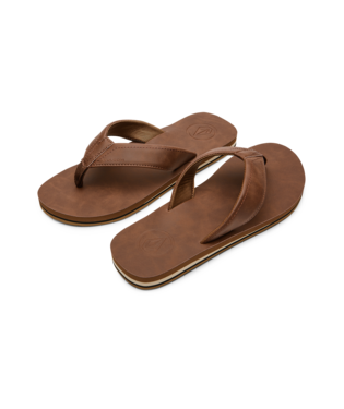 VOLCOM VICTOR LX SANDALS - BROWN
