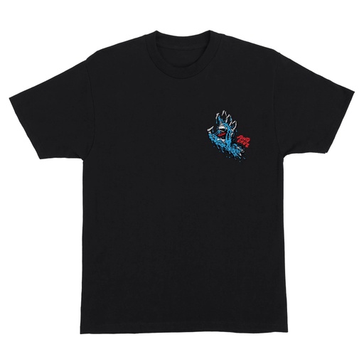 SANTA CRUZ PREMIUM T-SHIRT MELTING HAND - BLACK