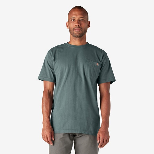 DICKIES HEAVYWEIGHT SHORT SLEEVE TEE - LINCOLN GREEN