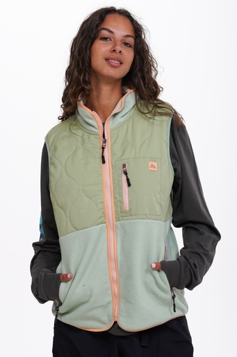NOTICE THE RECKLESS RIDGE VEST - LIGHT GREEN