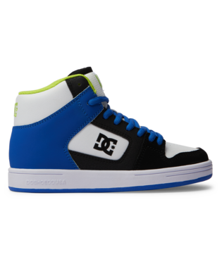 DC SHOES KIDS MANTECA HI - BLACK/BLUE/GREEN
