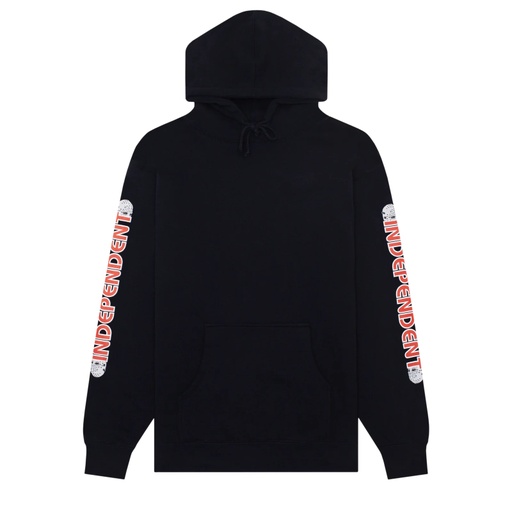 HOCKEY X INDY HALF MASK HOODIE -BLACK