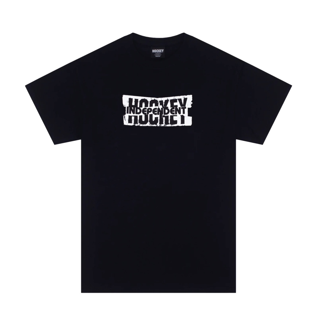 T-SHIRT HOCKEY X INDY DECAL - NOIR