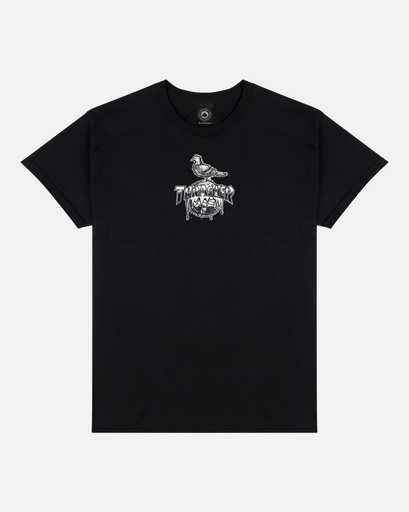 T-SHIRT THRASHER X ANTIHERO COVER THE EARTH - NOIR