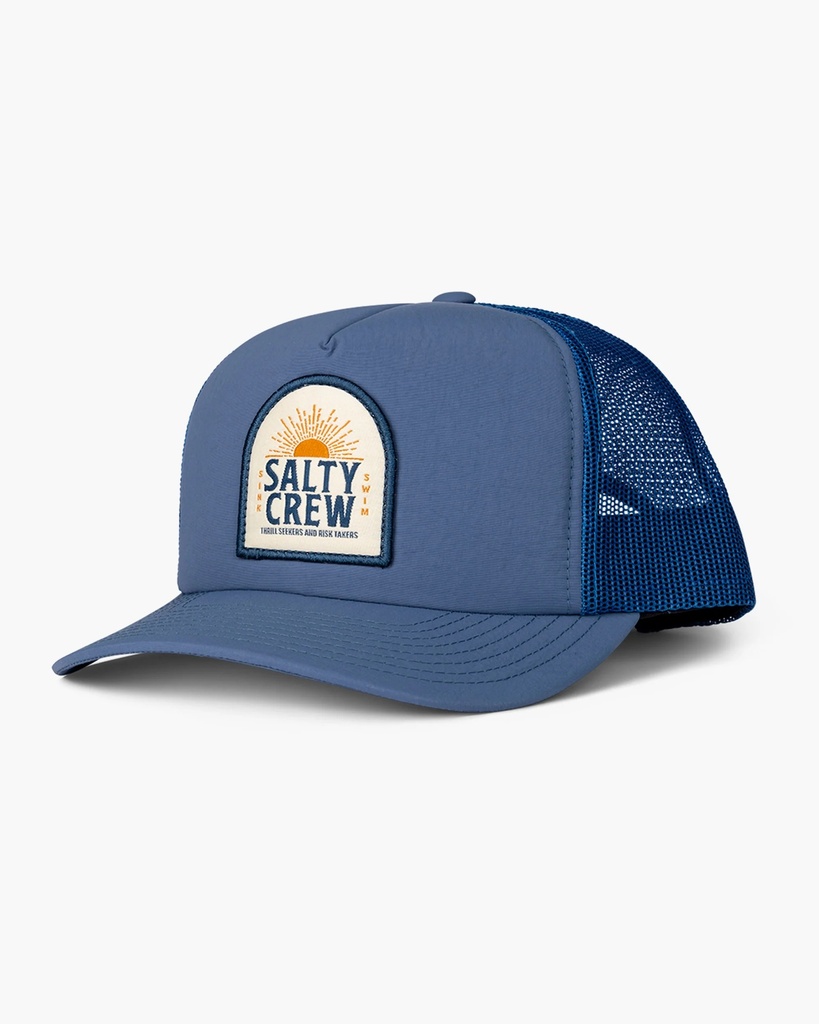 CASQUETTE SALTY CREW CRUISIN TRUCKER - BLEU LAGOON