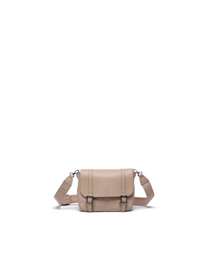 HERSCHEL ORION RETREAT CROSSBODY MINI LEATHER - LIGHT TAUPE