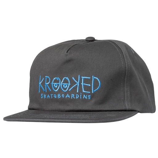 KROOKED EYES SNAPBACK - SILVER BLUE