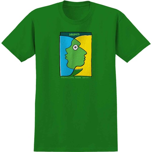 T-SHIRT KROOKED FREEK SHOW SHORT SLEEVE TEE - IRISH GREEN