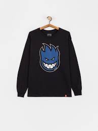 SPITFIRE BIGHEAD FILL YOUTH LONG SLEEVE T-SHIRT - BLACK/NAVY