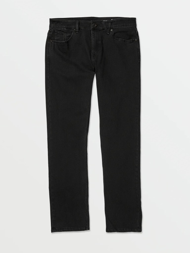 JEANS VOLCOM SOLVER DENIM - BLACK OUT (BKO)