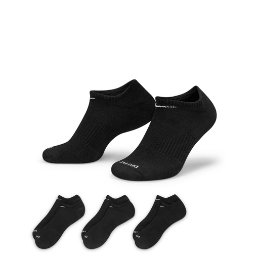 BAS NIKE EVERYDAY PLUS CUSHIONED 3PK - NOIR