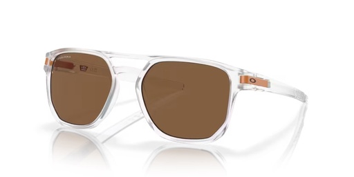 LUNETTE OAKLEY LATCH BETA MATTE CLEAR W/ PRIZM BRONZE