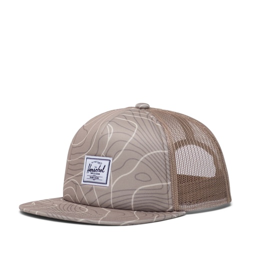 CASQUETTE HERSCHEL WHALER MESH CLASSIC SNAPBACK - TOPOGRAPHY/TWILL