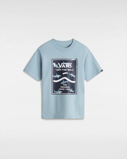 T-SHIRT VANS ENFANT PRINT BOX 2.0 - DUSTY BLUE