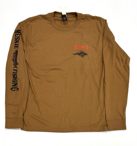 Long Sleeve 5-0 Muskie - Brun