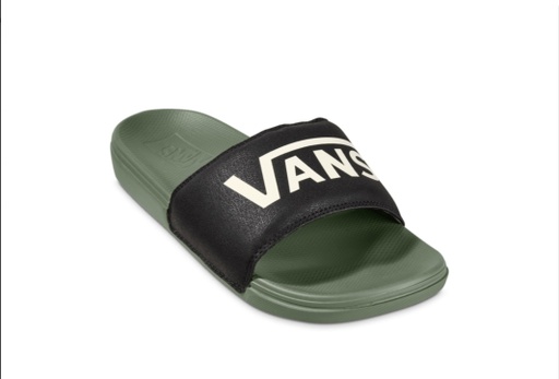 SANDALE VANS LA COSTA SLIDE-ON - BLACK/OLIVINE