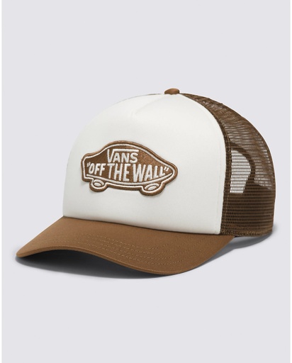 CASQUETTE VANS CLASSIC PATCH CURVED TRUCKER - COFFEE LIQUEUR