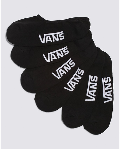 BAS VANS CLASSIC NO SHOW 3PK - NOIR