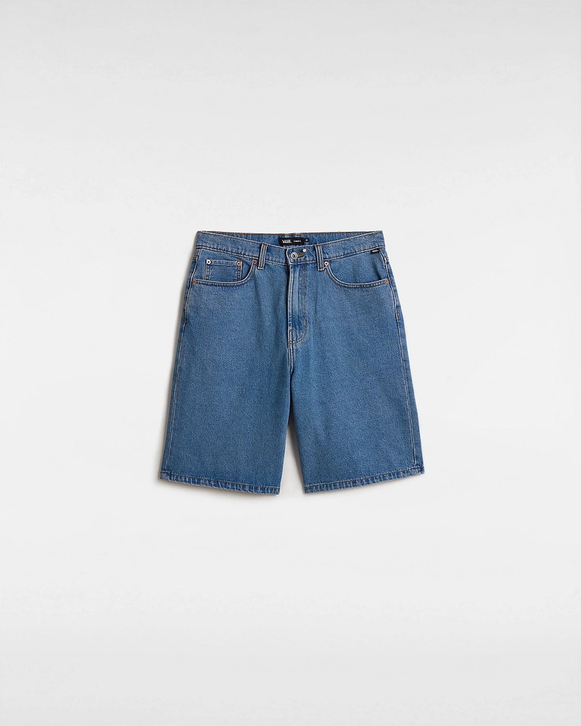 VANS CHECK-5 BAGGY DENIM SHORT - STONE WASH BLUE