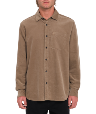 CHEMISE VOLCOM ZANDER LONG SLEEVE SHIRT - TEAK