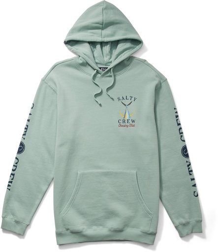 COTON OUATÉ SALTY CREW TAILED FLEECE - MACKEREL