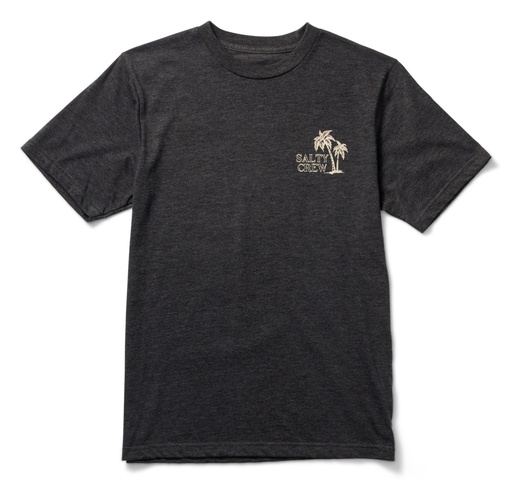 T-SHIRT SALTY CREW JUNIOR UNWIND SHORT SLEEVE TEE - CHARCOAL HEATHER