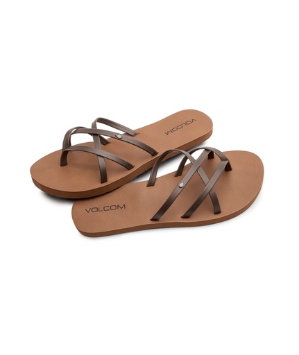 SANDALE VOLCOM NEW SCHOOL II - BRUN