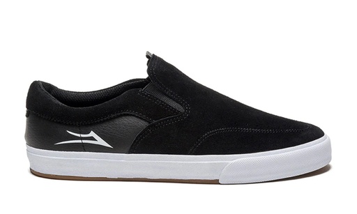 LAKAI SKATE SHOES OWEN VLK - BLACK SUEDE