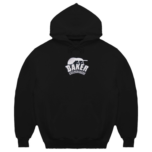 BAKER X MEHRATHON ARCH LOGO LOCK UP HOOD - BLACK