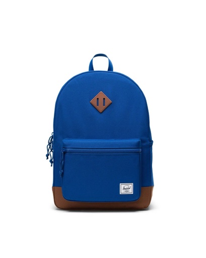 HERSCHEL BACKPACK HERITAGE YOUTH 26L - SURF THE WEB/SADDLE BROWN