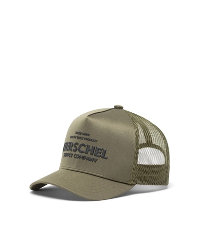 HERSCHEL WHALER TALL MESH SHOP SNAPBACK - IVY GREEN