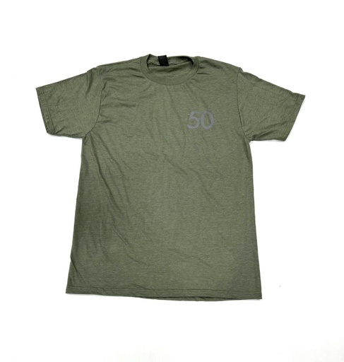 T-Shirt 5-0 Basic - Olive Heather 