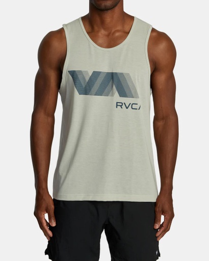 RVCA BLUR TANK TOP - CHALK