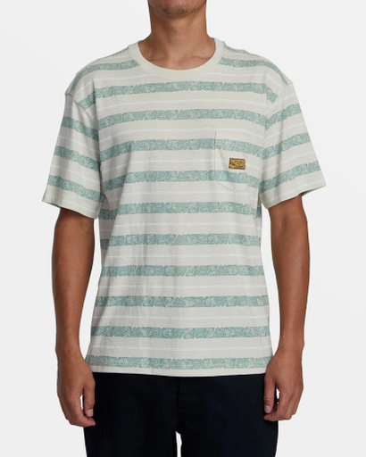 RVCA EXOTICA CREW SHORT SLEEVE T-SHIRT - LATTE