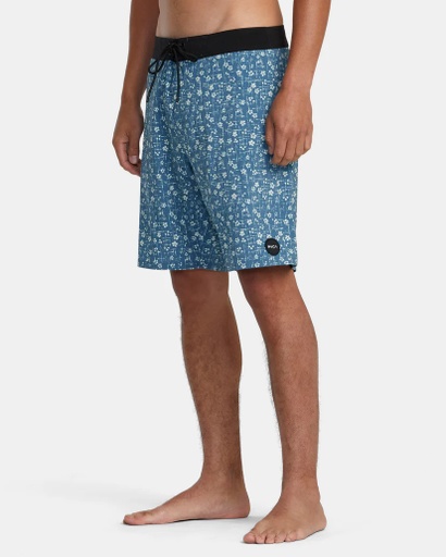 RVCA VA PRINT BOARDSHORT 19'' -  NAVY