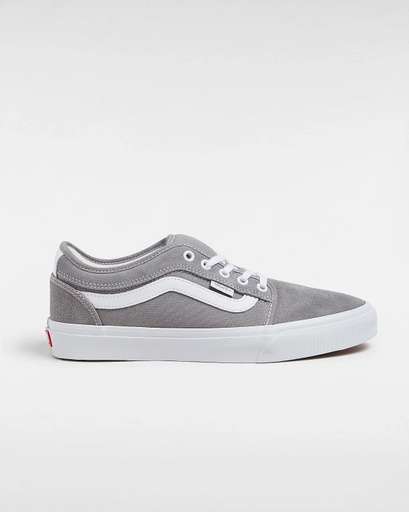 VANS SKATE CHUKKA LOW SIDESTRIPE SHOES - LIGHT GREY