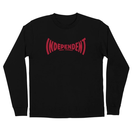 LONG SLEEVE T-SHIRT INDEPENDENT SPAN - BLACK