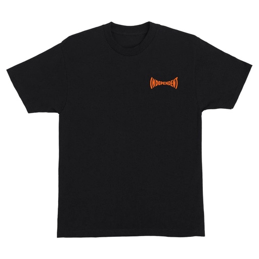 T-SHIRT INDEPENDENT SPANNING CHEST - NOIR