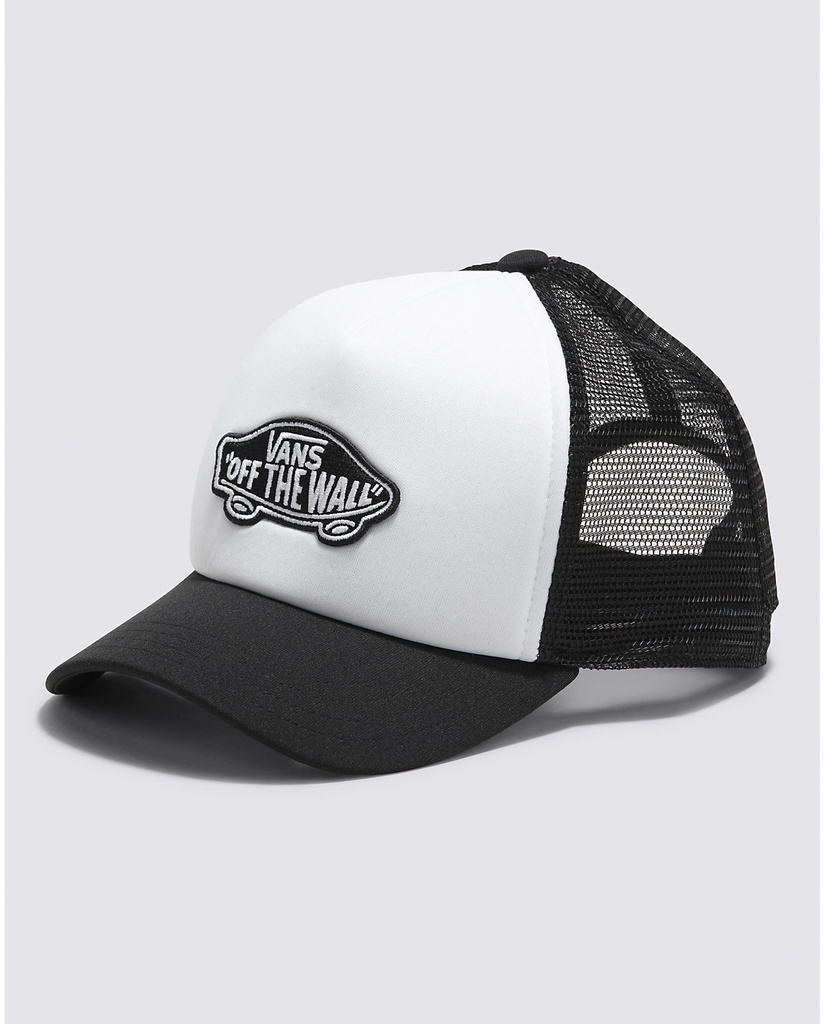 Vans Classic Patch Curved Bill Trucker Hat - Black/White