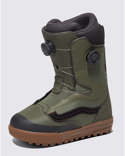 VANS AURA PRO SNOWBOARD BOOTS - GREEN/GUM