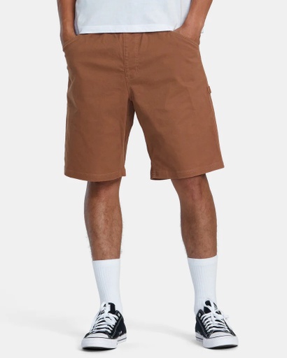 SHORT RVCA AMERICANA CARPENTER - RAWHIDE