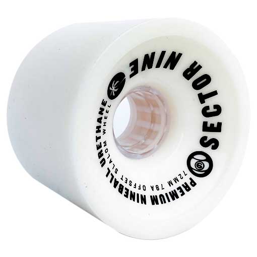 SECTOR 9 - NINE BALL WHEELS OPAQUE WHITE 78A (72MM)