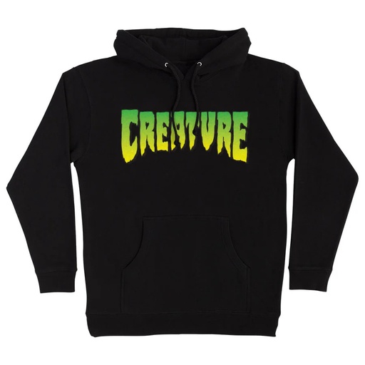 CREATURE HOOD CREATURE LOGO - BLACK
