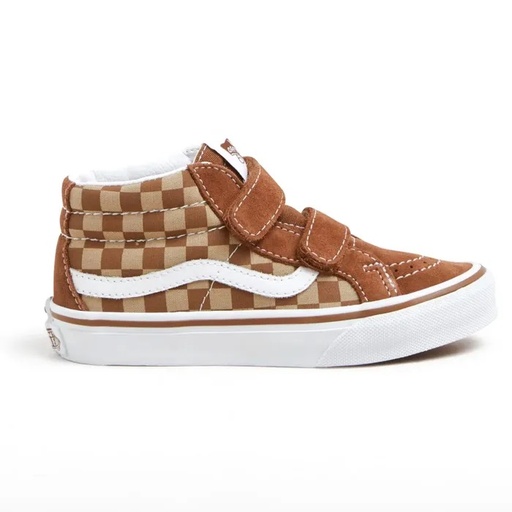 VANS SK8-MID REISSUE V - NEUTRAL CHEKERBOARD/BROWN
