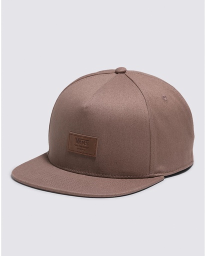 CASQUETTE VANS OFF THE WALL PATCH SNAPBACK HAT - DEEP TAUPE