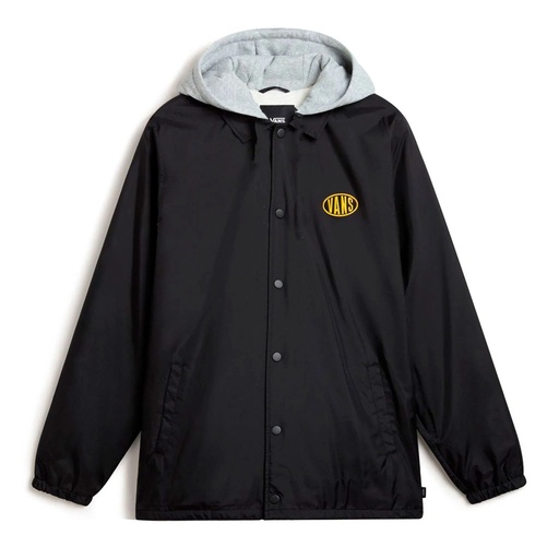 VANS BOYS RILEY II COACH  JACKET - BLACK
