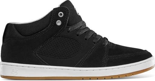 ES ACCEL SLIM MID SHOES - BLACK/WHITE/ SILVER