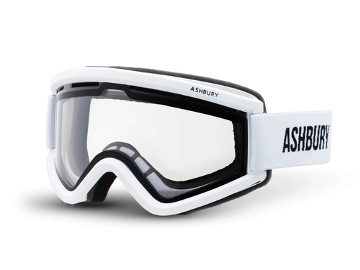 GOGGLE ASHBURY STAPLE - WHITE / CLEAR LENS