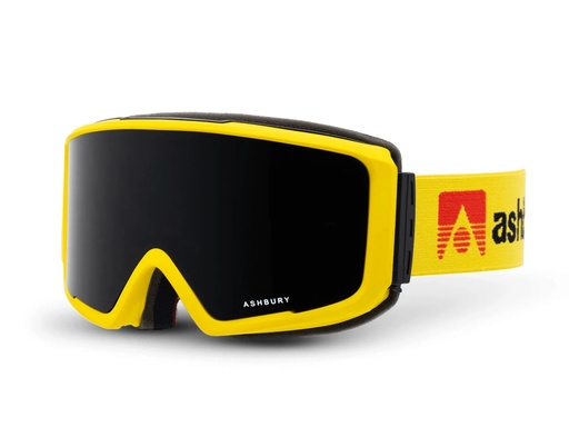 GOGGLE ASHBURY ARROW - SUPER8 (DARK SMOKE LENS/YELLOW SPARE)			