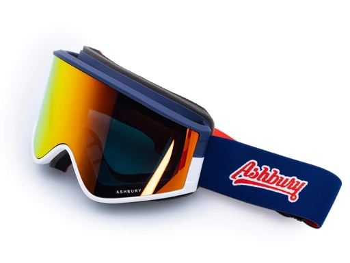 GOGGLE ASHBURY A12 - NINTH (RED MIRROR LENS/YELLOW SPARE)